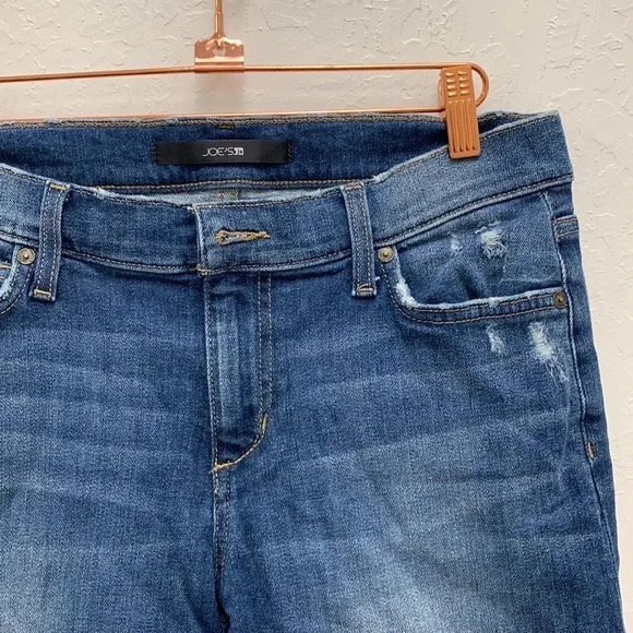 JOE’S IRISA DISTRESSED DARK WASH DENIM SHORTS SIZE 26 - Picture 3 of 6